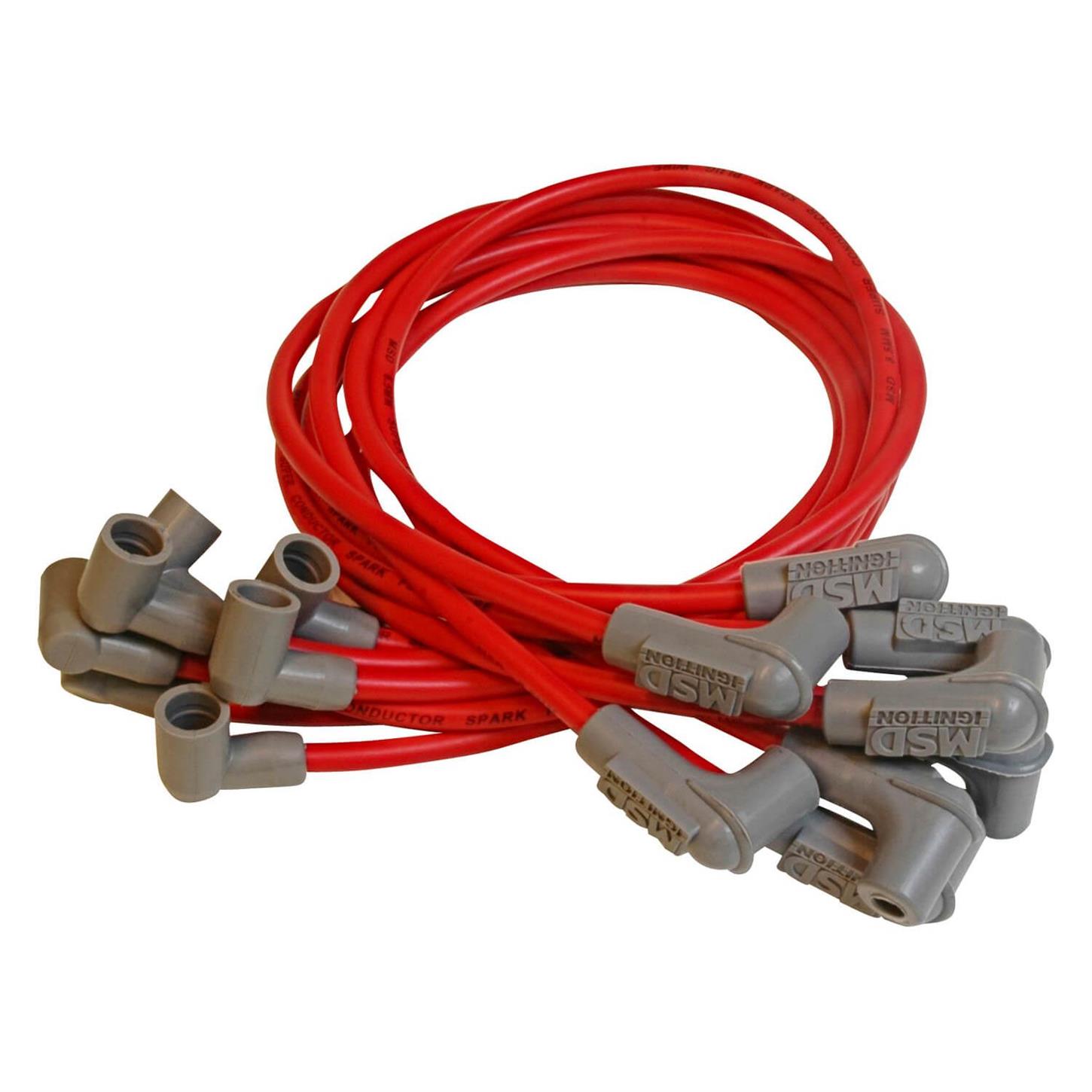 MSD 31659 8.5mm Spark Plug Wires Set, Chevy Socket, Over Valve Cover