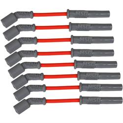 MSD 32819 8.5mm Spark Plug Wires Set, LS1, Super Conductor, Red