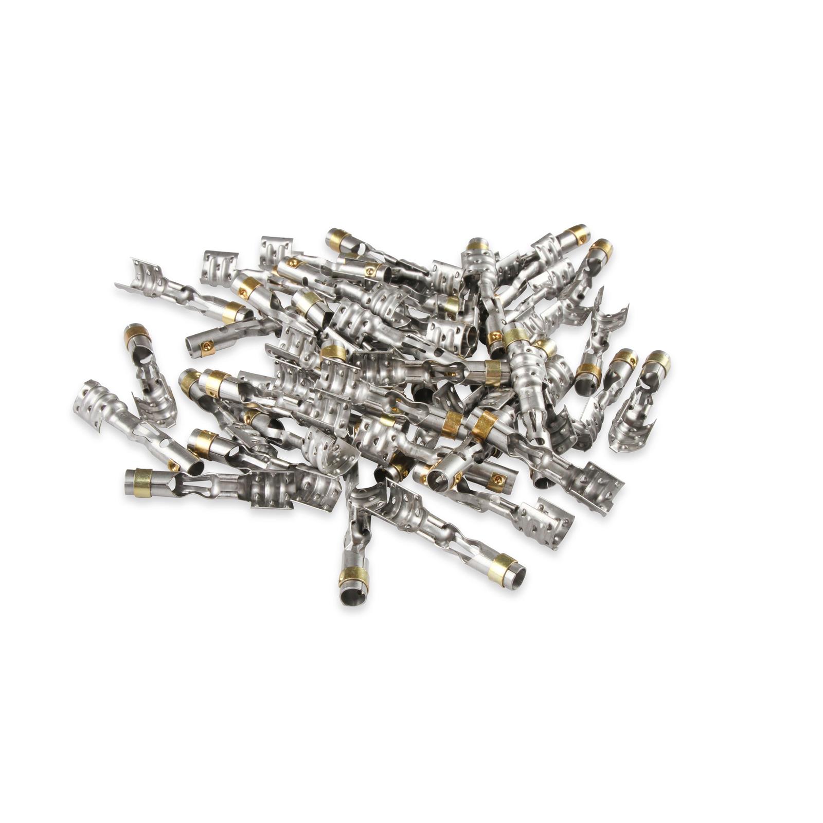 MSD 34604 Spark Plug Terminals, MultiAngle, DualCrimp, 50 Each