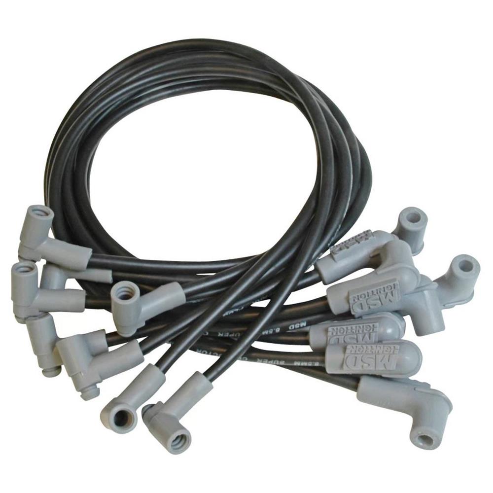 MSD 35593 Wire Set, SC Blk, SB Chevy With HEI Cap