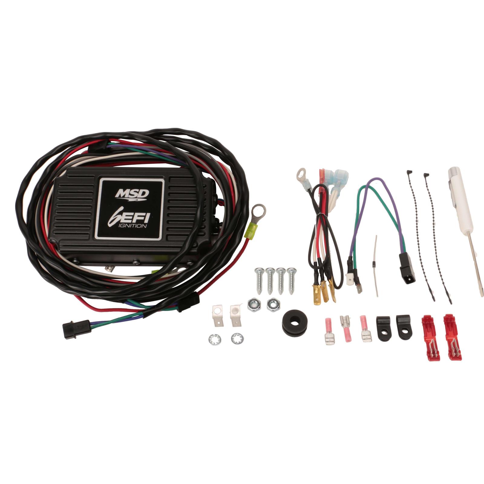 MSD 6415 Ignition Control Box, 6EFI Universal, Black