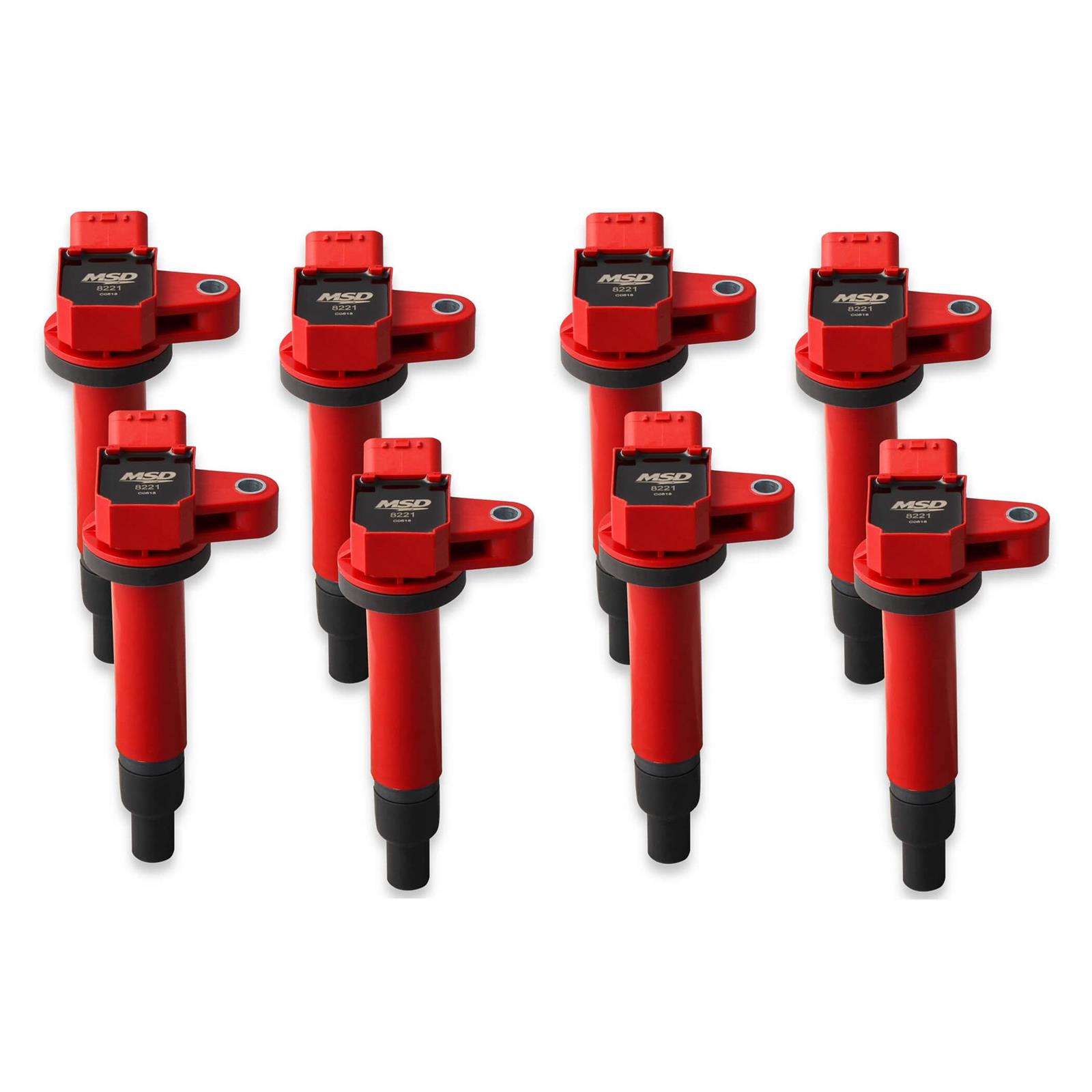 MSD 82218 Blaster Direct Ignition Coil Set for 1998-2010 Toyota & Lexus 4.7L