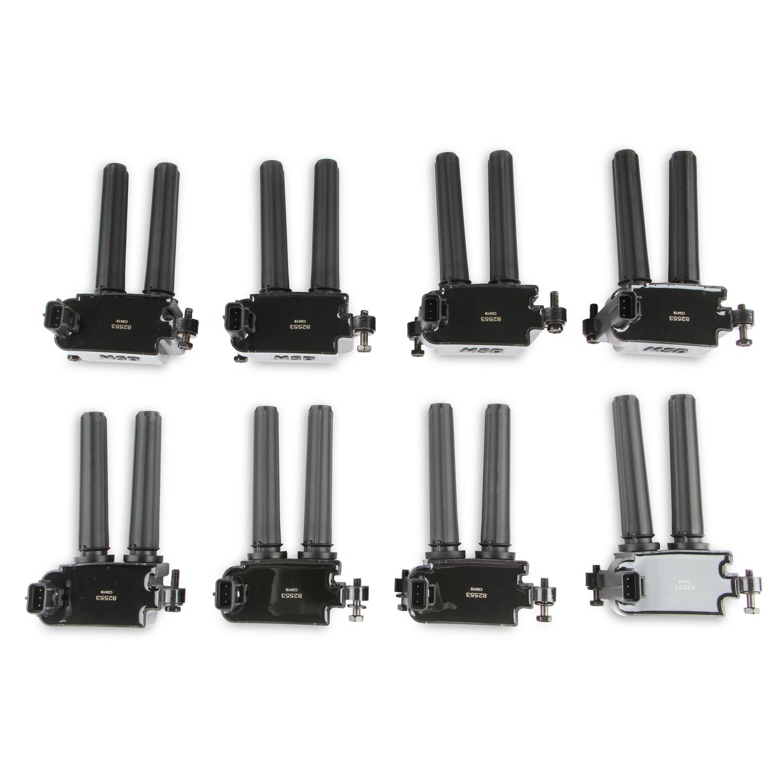 MSD 825583 Ignition Coil, Blaster, Hemi, Black, 8-Pack