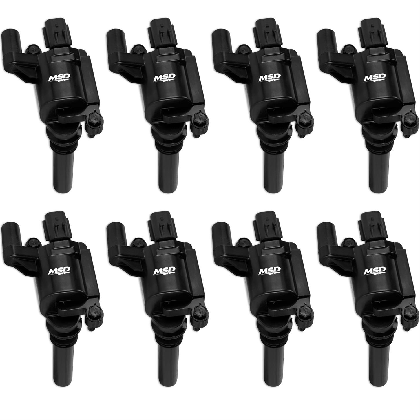 MSD 825683 Ignition Coil, Blaster, 5.7L Hemi, Black, 8-Pack