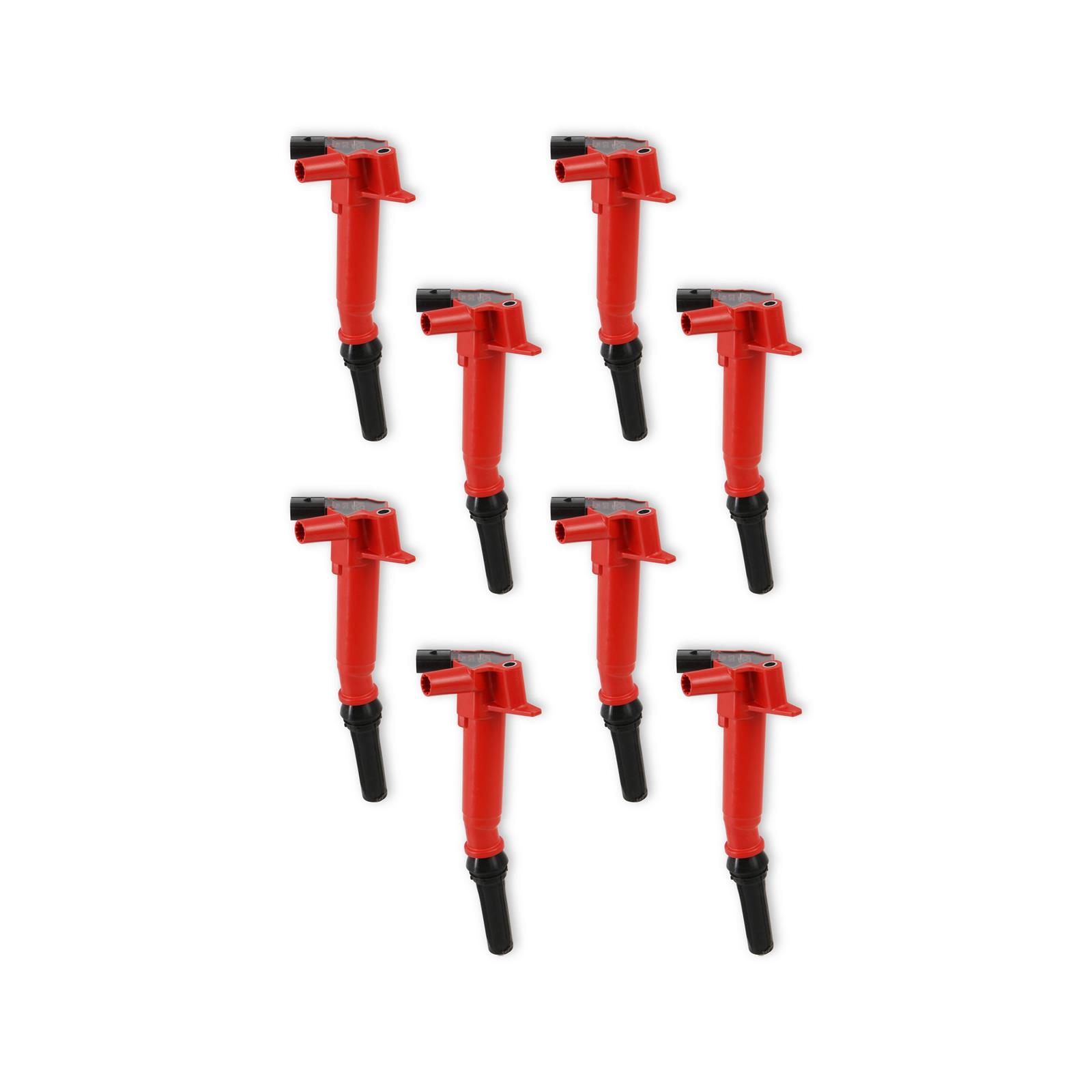 MSD 82748 Ignition Coil, Ford F-Series, 6.2L V8, Red, 8-Pack