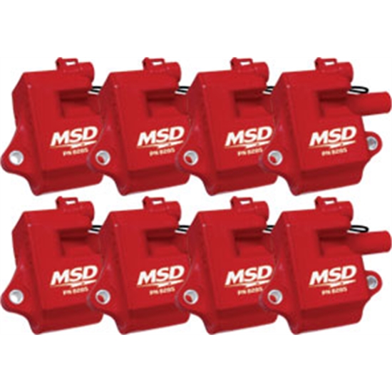 MSD 82858 Multiple Spark Plug Coil Kit for LS1, LS6, 8Pack