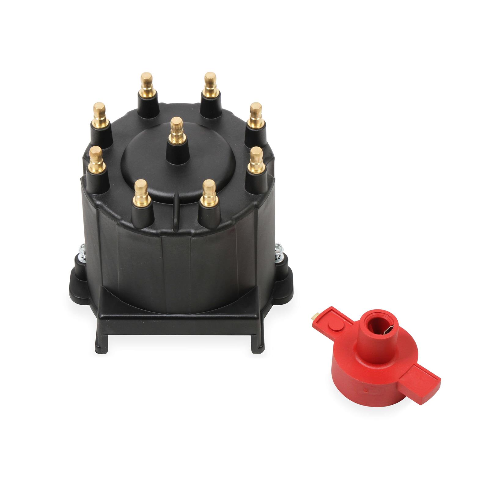 MSD 84063 GM External Coil Distributor Cap & Rotor, Black