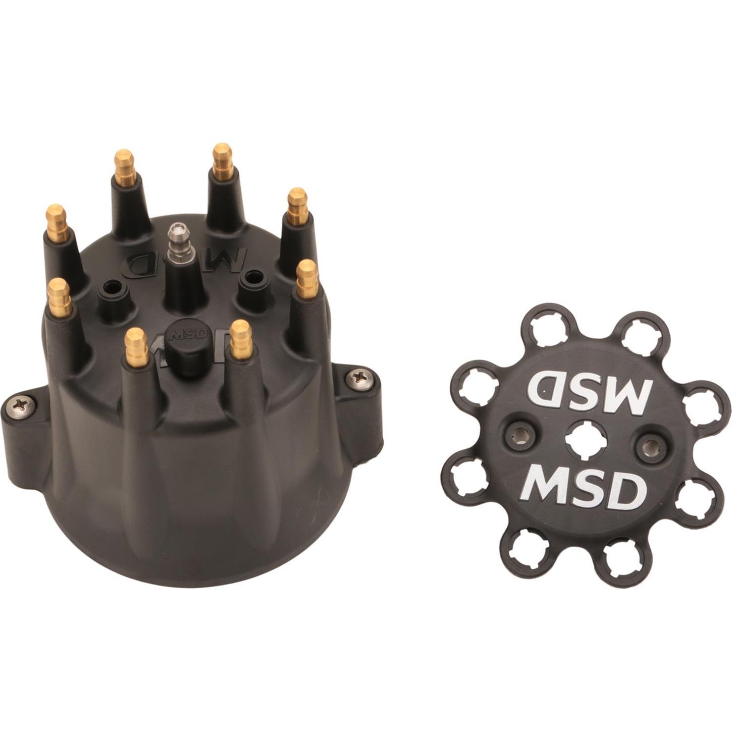 MSD 84333 Distributor Cap - HEI Type Terminals, Black