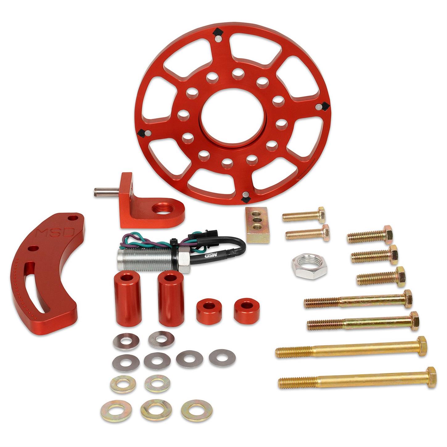 MSD 8640 Crank Trigger Wheel Kit, Flying SBF, Windsor