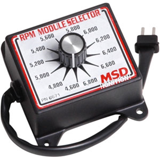 MSD 8671 RPM Module Rev Limiter Selector Switch, 4600-6800 RPM msd rev limiter wiring diagram 