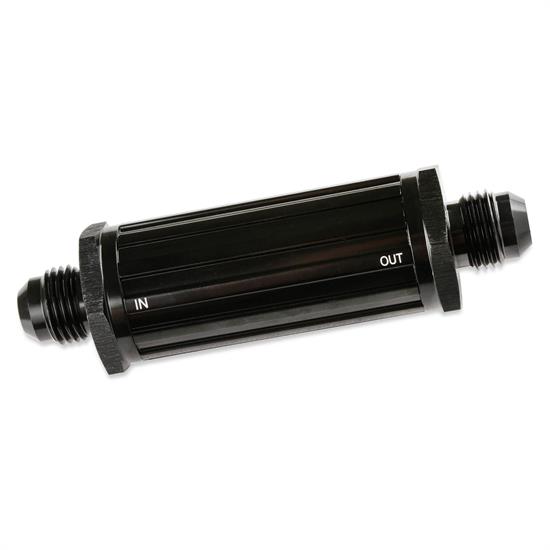 Holley 2006-BL Mr Gasket Fuel Filter, -6 AN Male Ends, 30 ... mr gasket fuel filter 