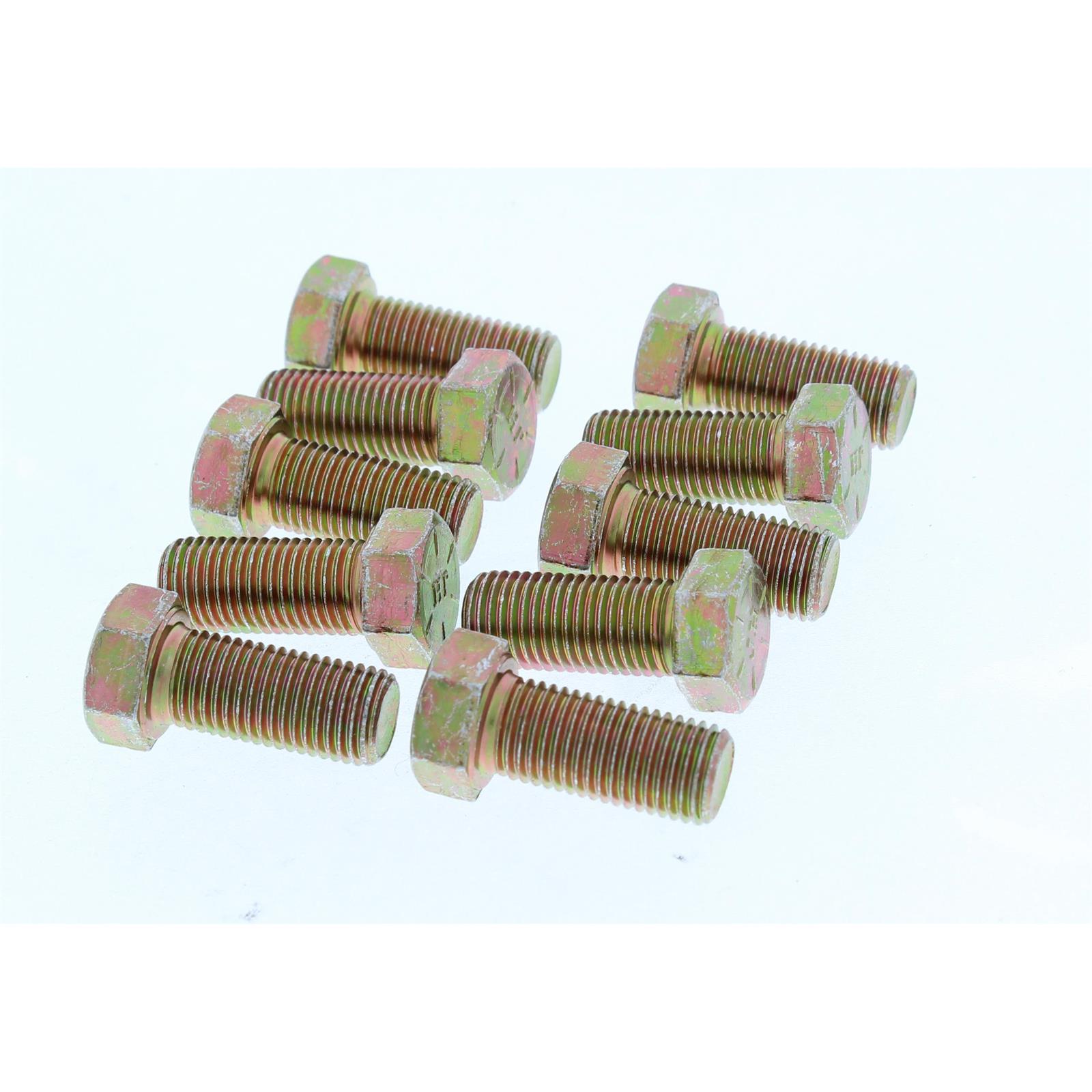 Ford 9 Inch Ring Gear Bolts, 7/1620 x 1 Inch, Hex, Set/10