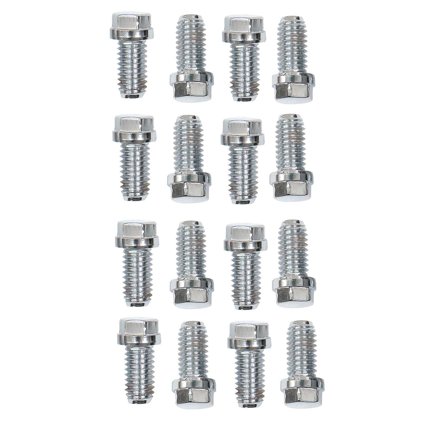 Mr Gasket 2211G Stainless Steel BBC Header Bolts, 3/816 x 3/4 Inch