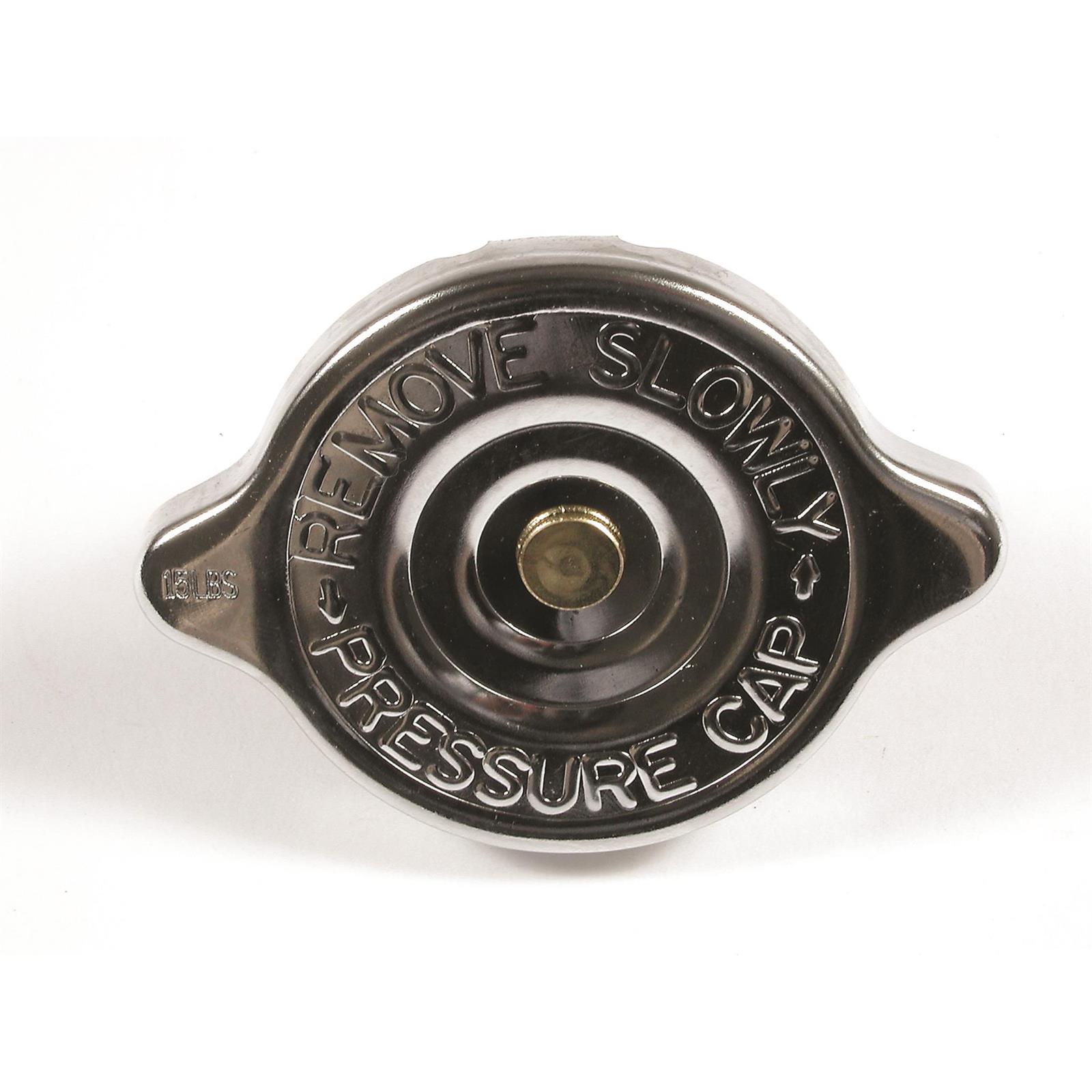 Mr Gasket 2481 Chrome Radiator Cap, 15/18 LBS
