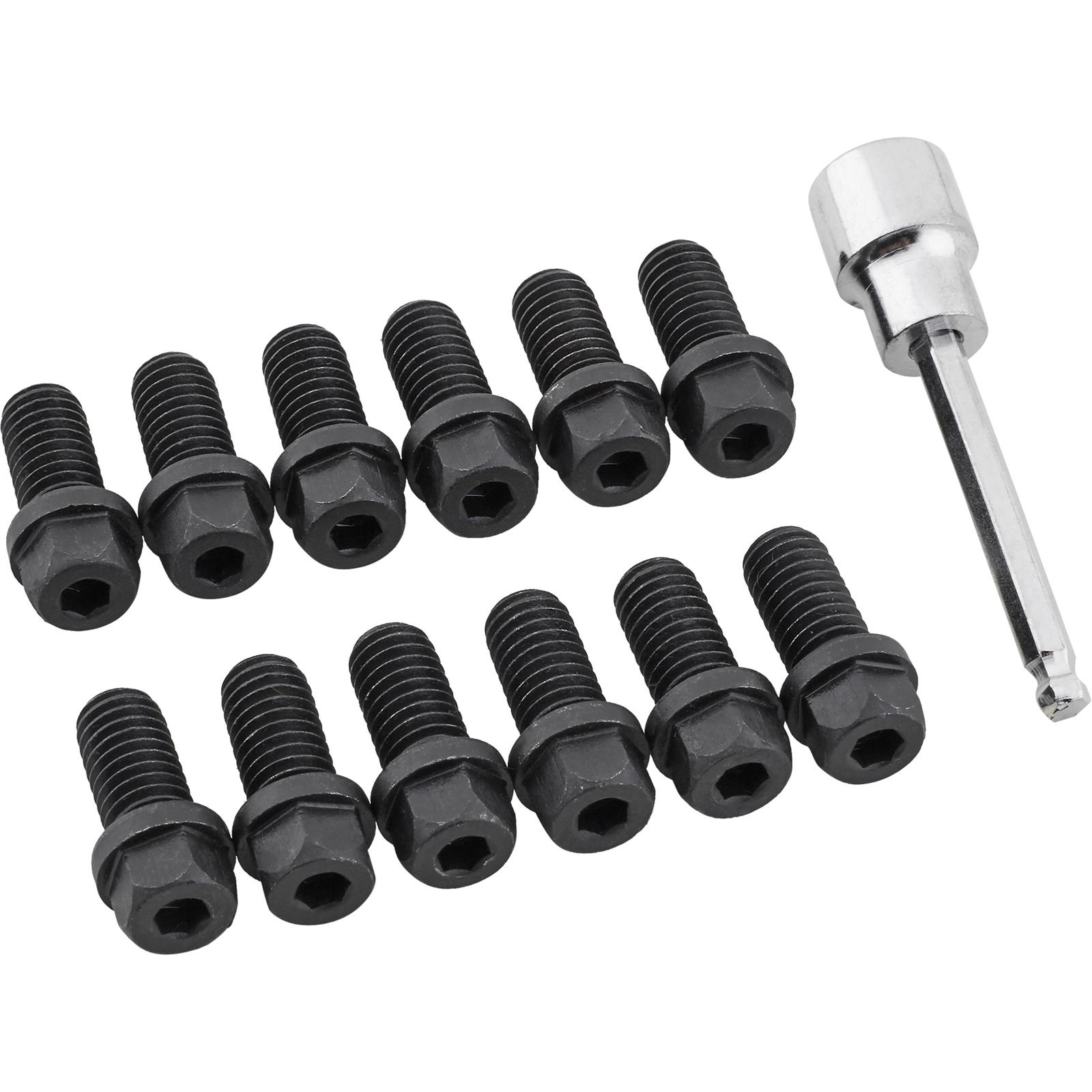 Mr Gasket 3420G Hex Socket Header Bolts, 3/8-16 x 3/4, Set/12