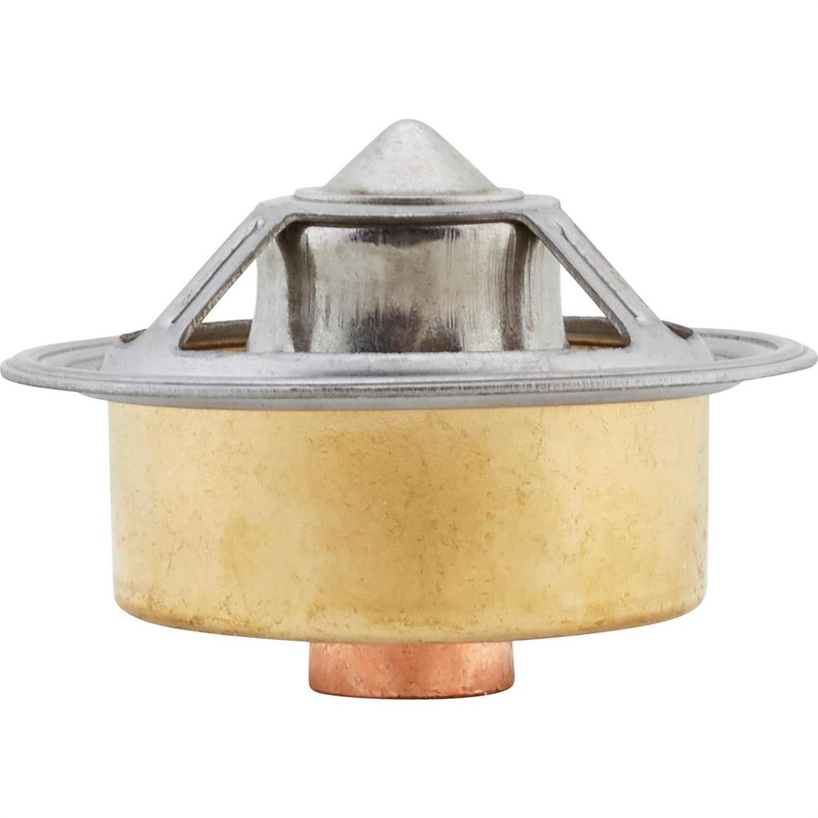 CarBole 160° High Flow Thermostat (4363) For Chevy Buick Jeep AMC | Brass, Direct Replacement