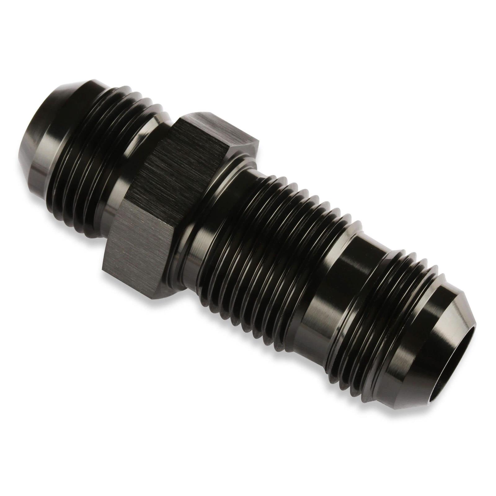 10AN AN10 To 10AN AN10 90 Degree Bulkhead Fitting Adapter Aluminum Black