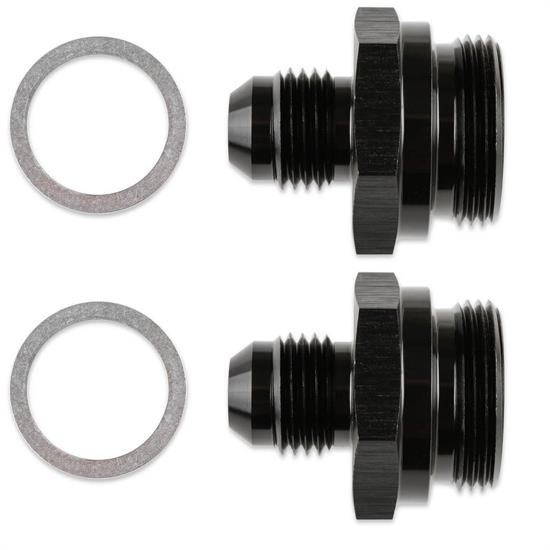 Pair of Carburetor Inlet Fittings fits Holley Carburetors 7//8-20 inch Thread