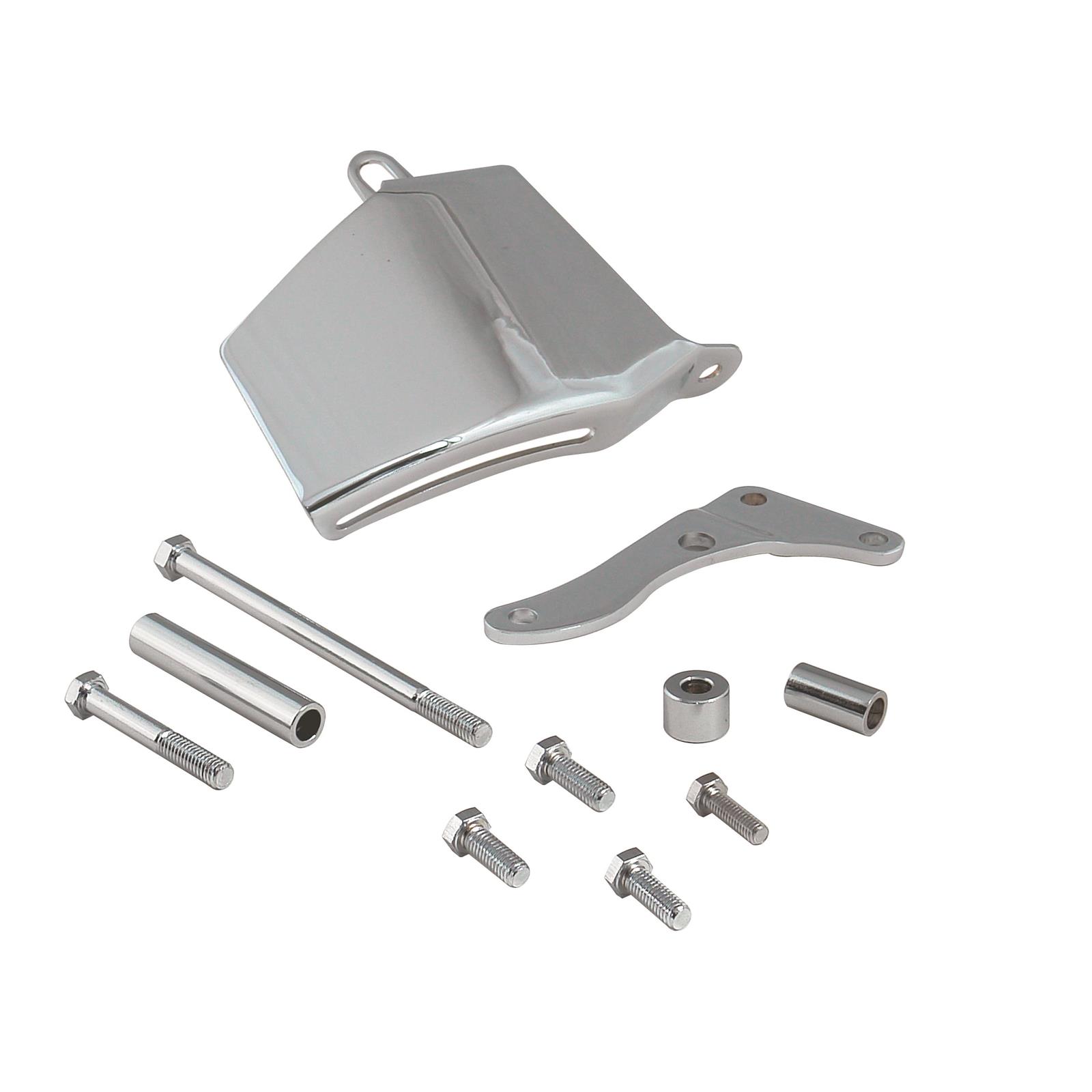 Mr Gasket 5170 Alternator Bracket, 1976-1986 SBC, Chrome
