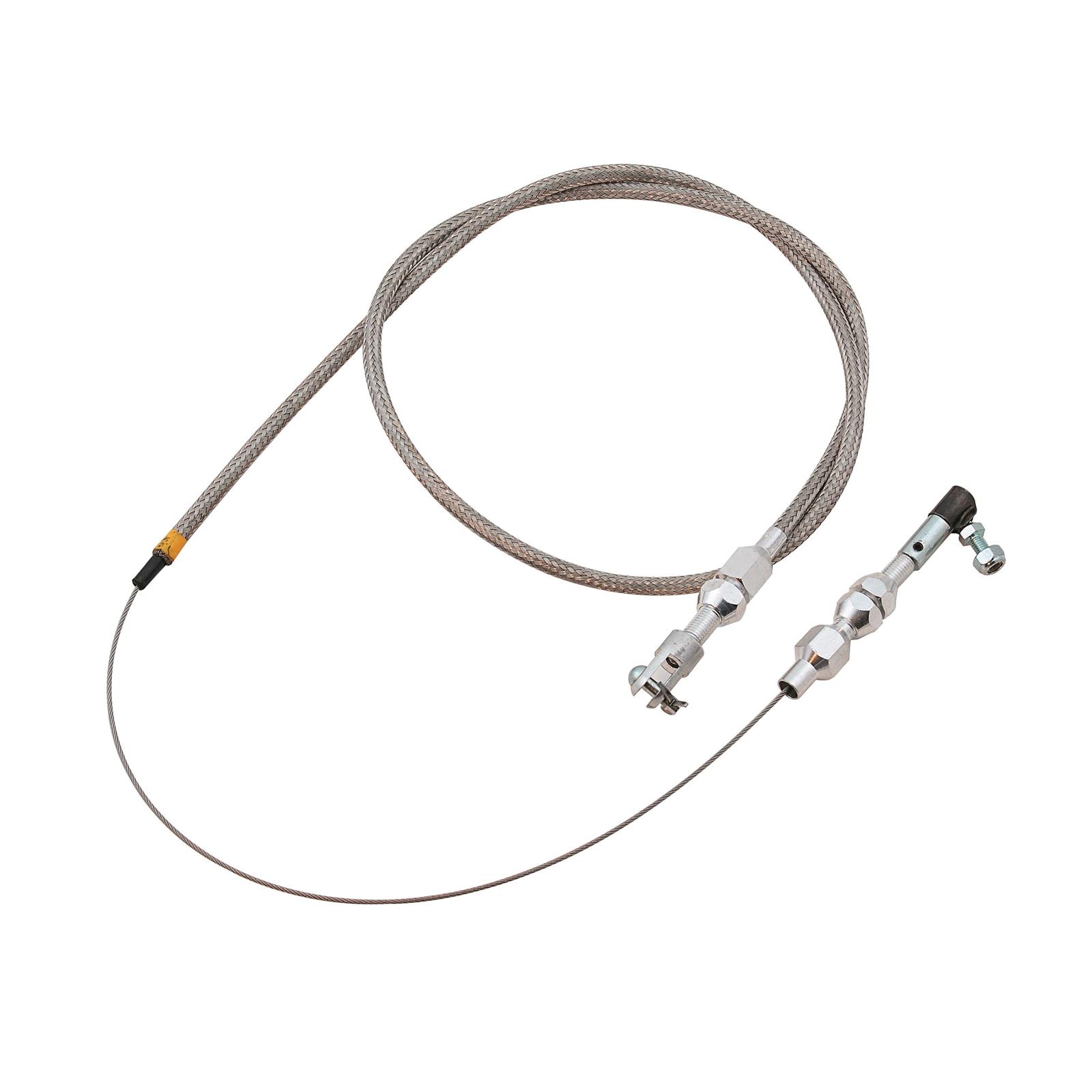 Mr Gasket 5659 Universal Throttle Cable, Stainless Steel Braided