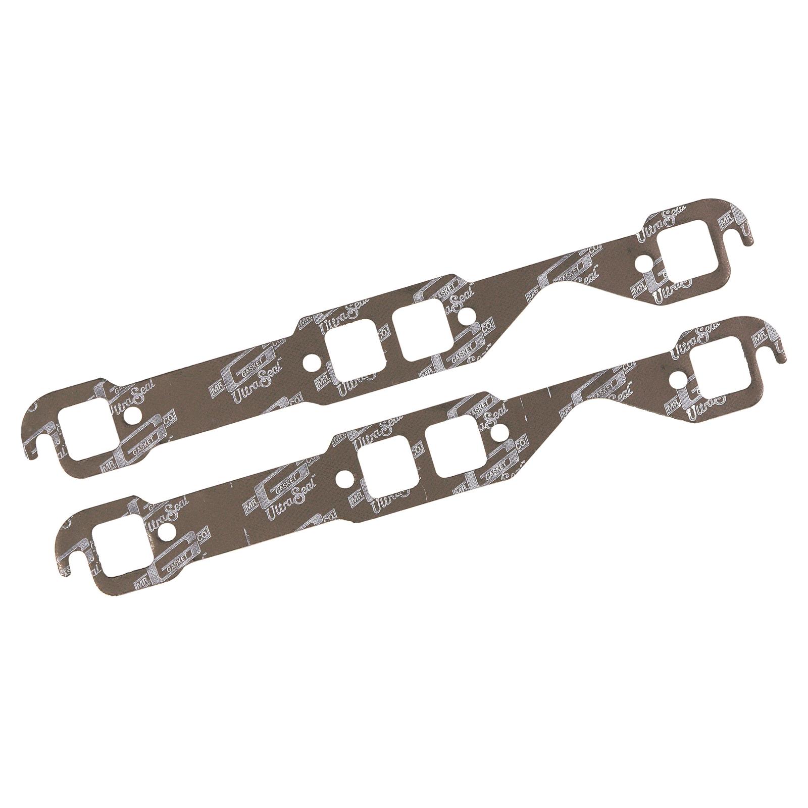 Mr Gasket 5916 Exhaust Gaskets, Small Block Chevy, 1.25 x 1.30 Inch