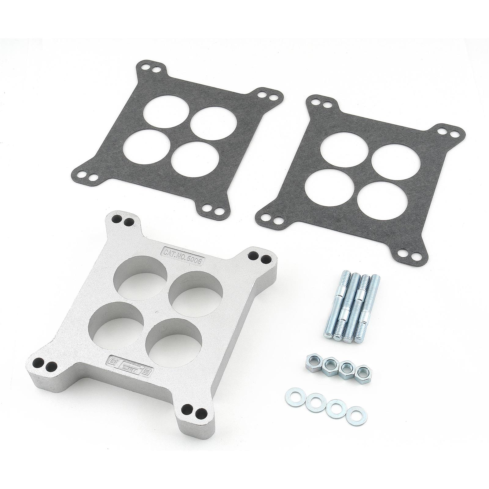 Mr Gasket 6006 Carburetor Spacer Kit, 1 Inch Ported Center
