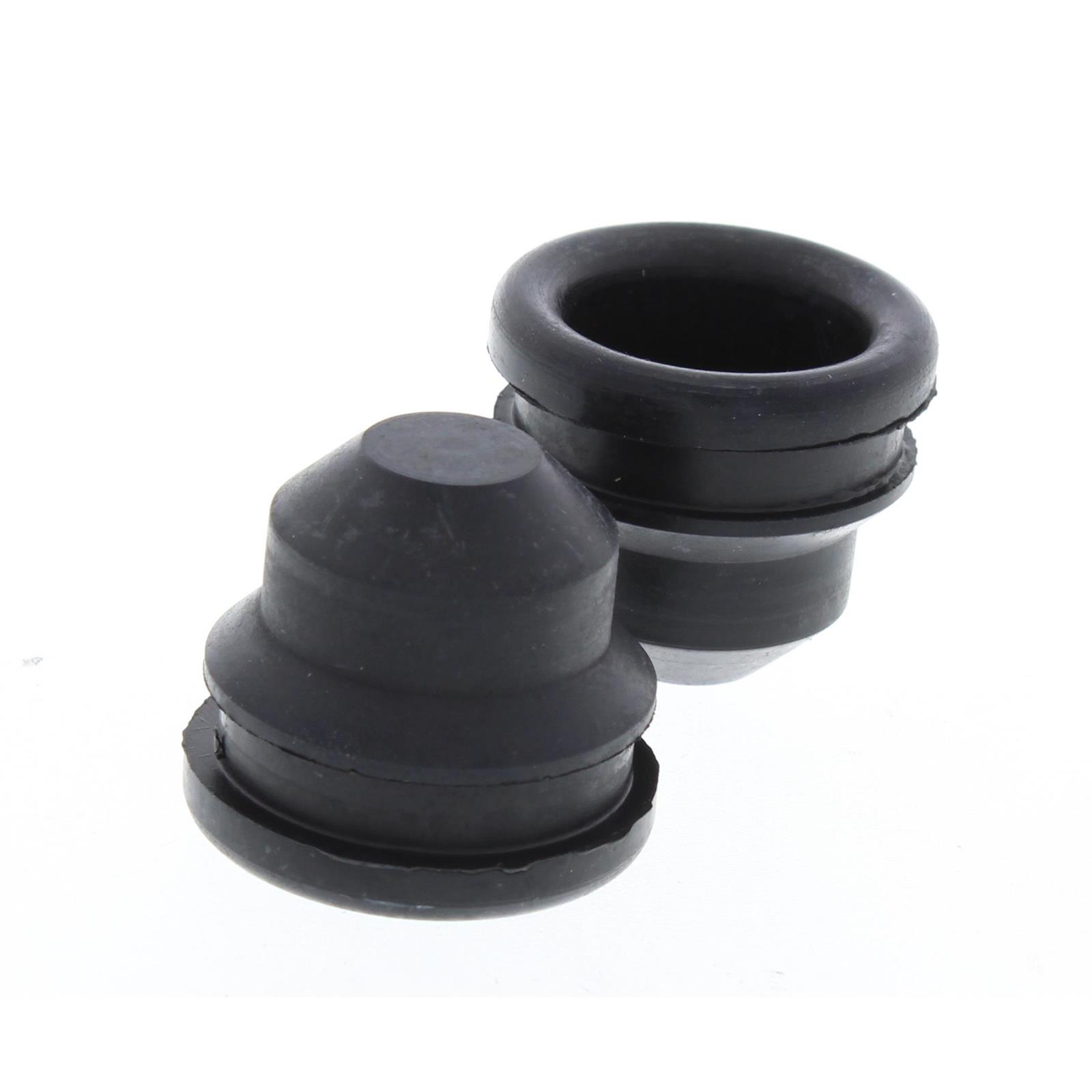 Red Washable Valve Cover Breathers – Push-In Style, 1-1/4" Hole, Short Pair #7192RD-2