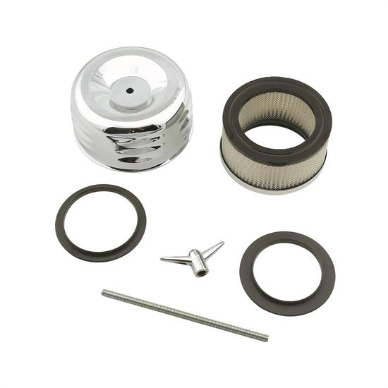 Mr Gasket 6475 Air Filter Assembly, Chrome