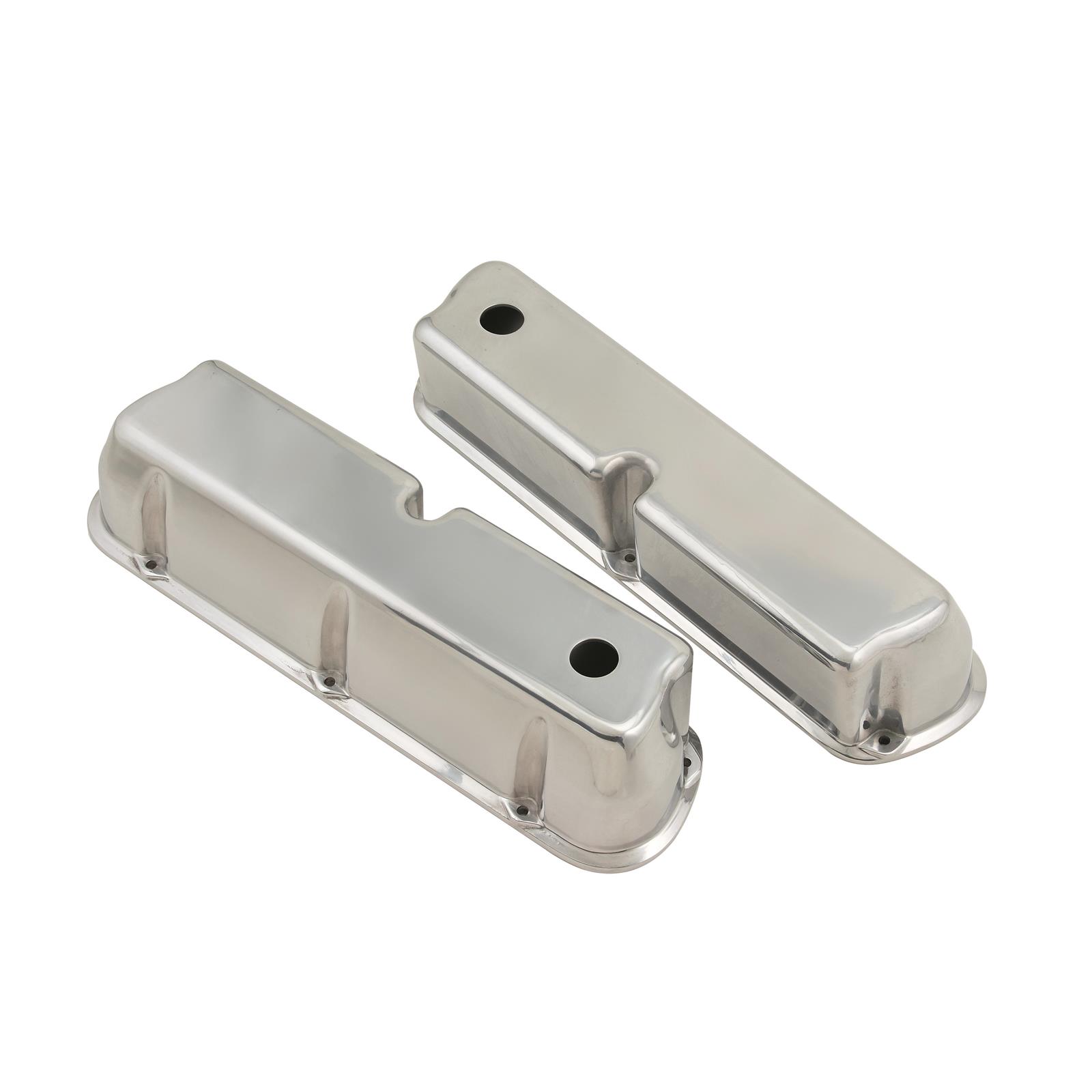 Mr Gasket 6840G Polished Aluminum TallStyle Valve Covers, SBF