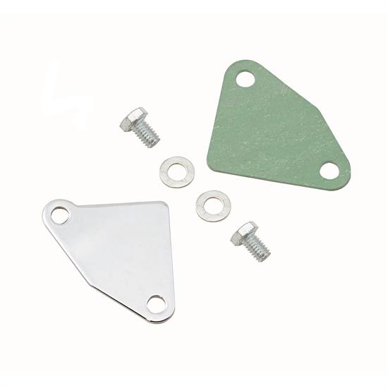 Mr Gasket 7631 EGR BlockOff Plate, Chrome
