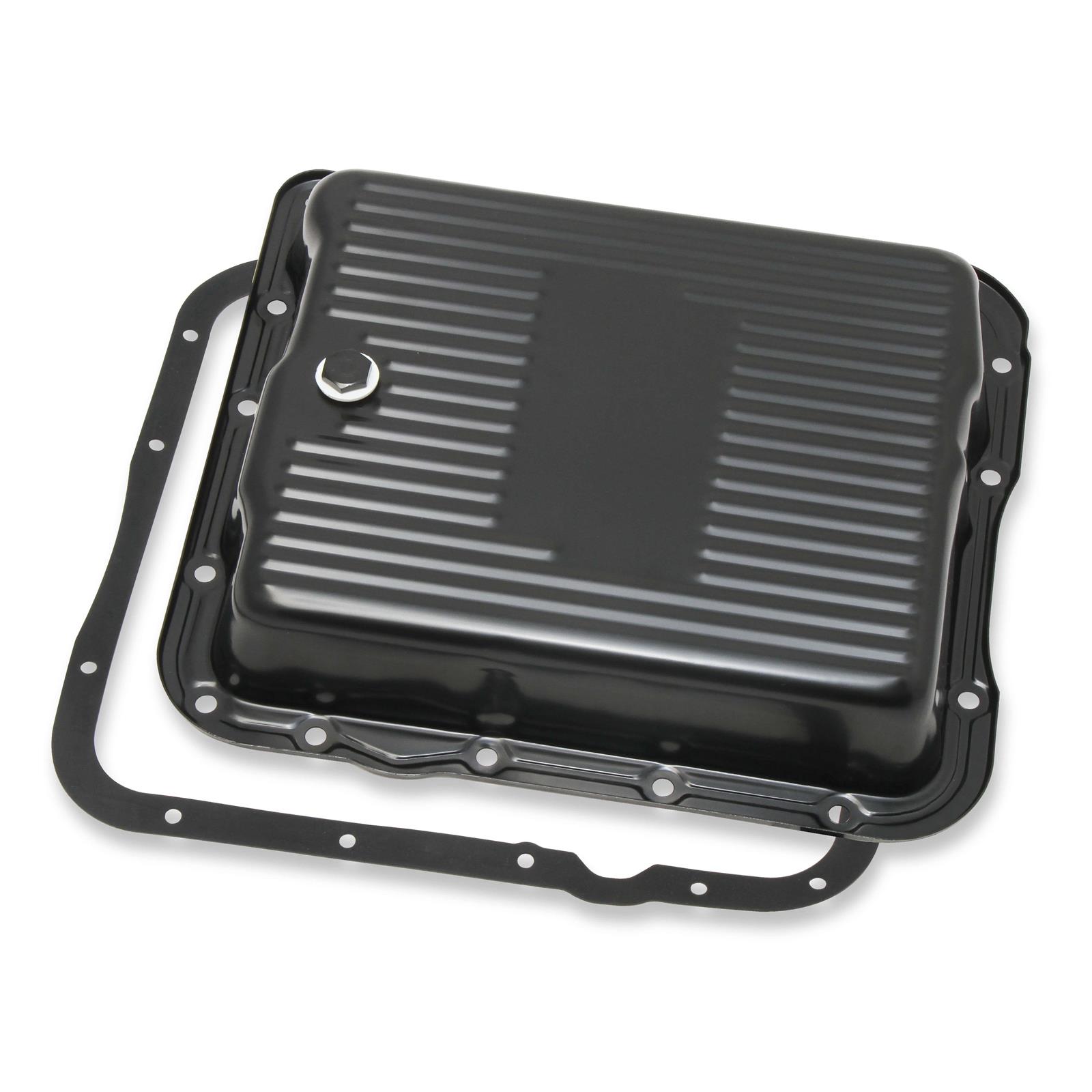 Mr Gasket 9767BMRG Transmission Oil Pan, 700R4/4L60/4L60E, Black