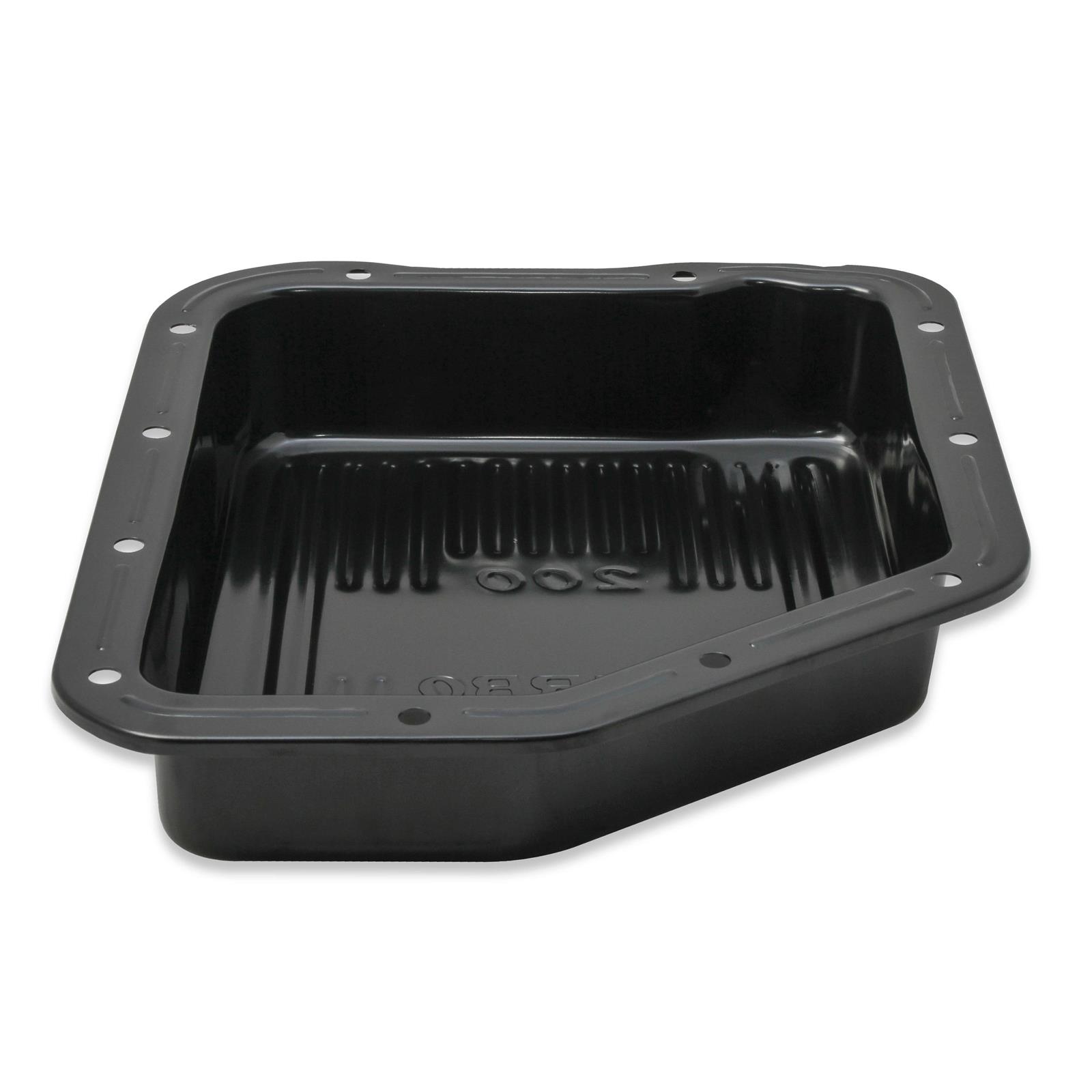 Mr Gasket 9768BMRG Transmission Oil Pan, TH200, Black