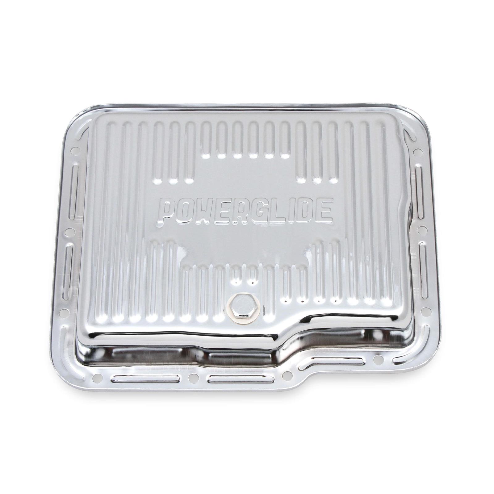 Mr Gasket 9769CMRG Transmission Oil Pan, GM Powerglide, Chrome