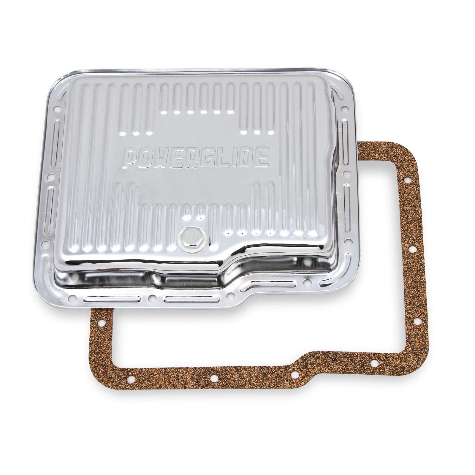 Mr Gasket 9769CMRG Transmission Oil Pan, GM Powerglide, Chrome
