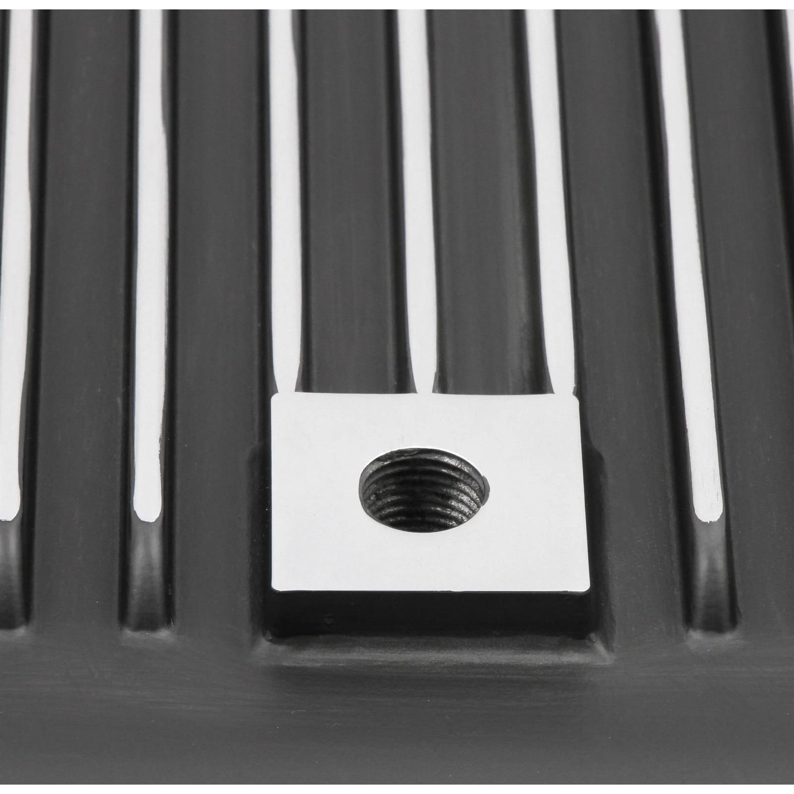 Mr Gasket 9795BMRG Transmission Oil Pan, TH350, Black