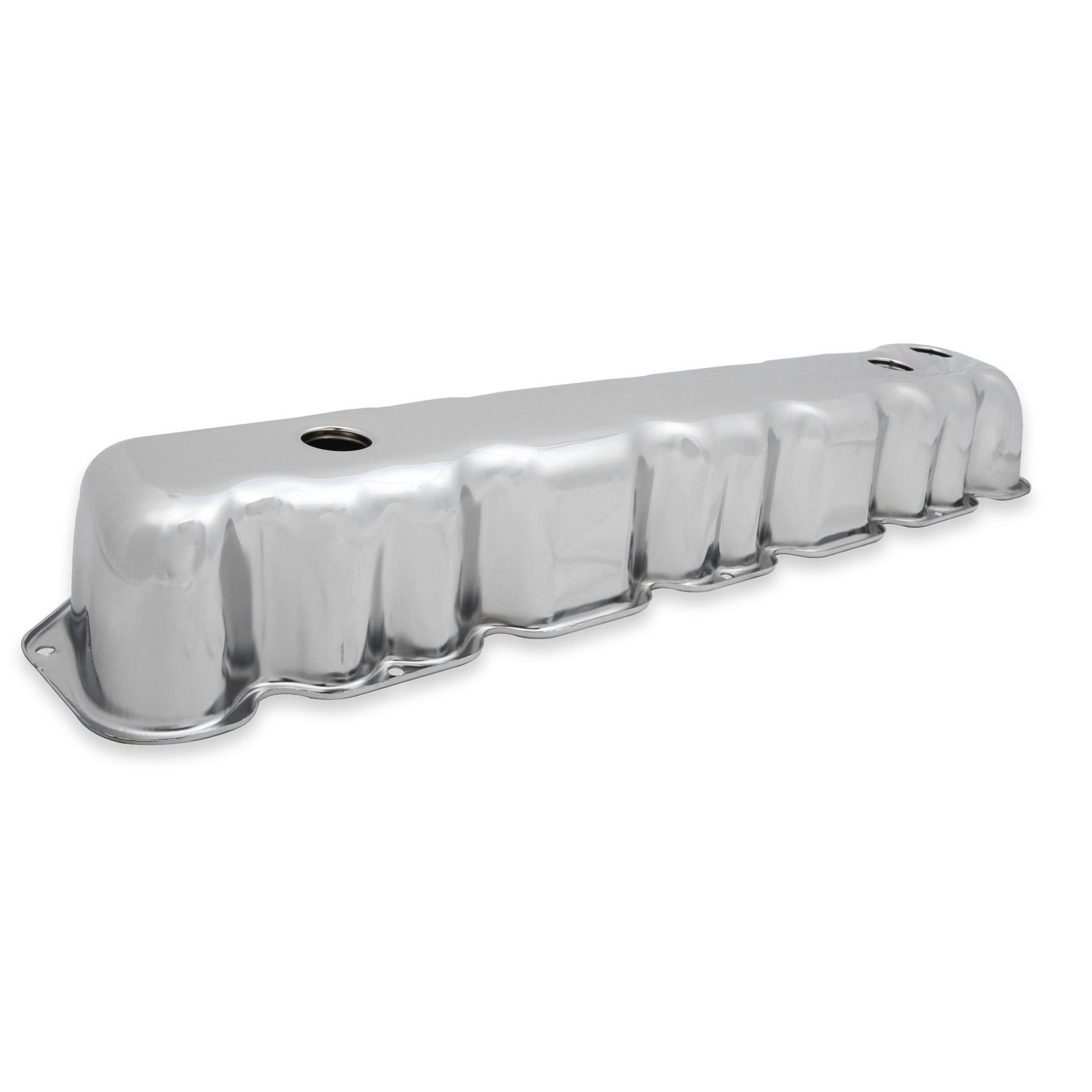Mr Gasket 9831CMRG Valve Cover, AMC Jeep I6, Chrome