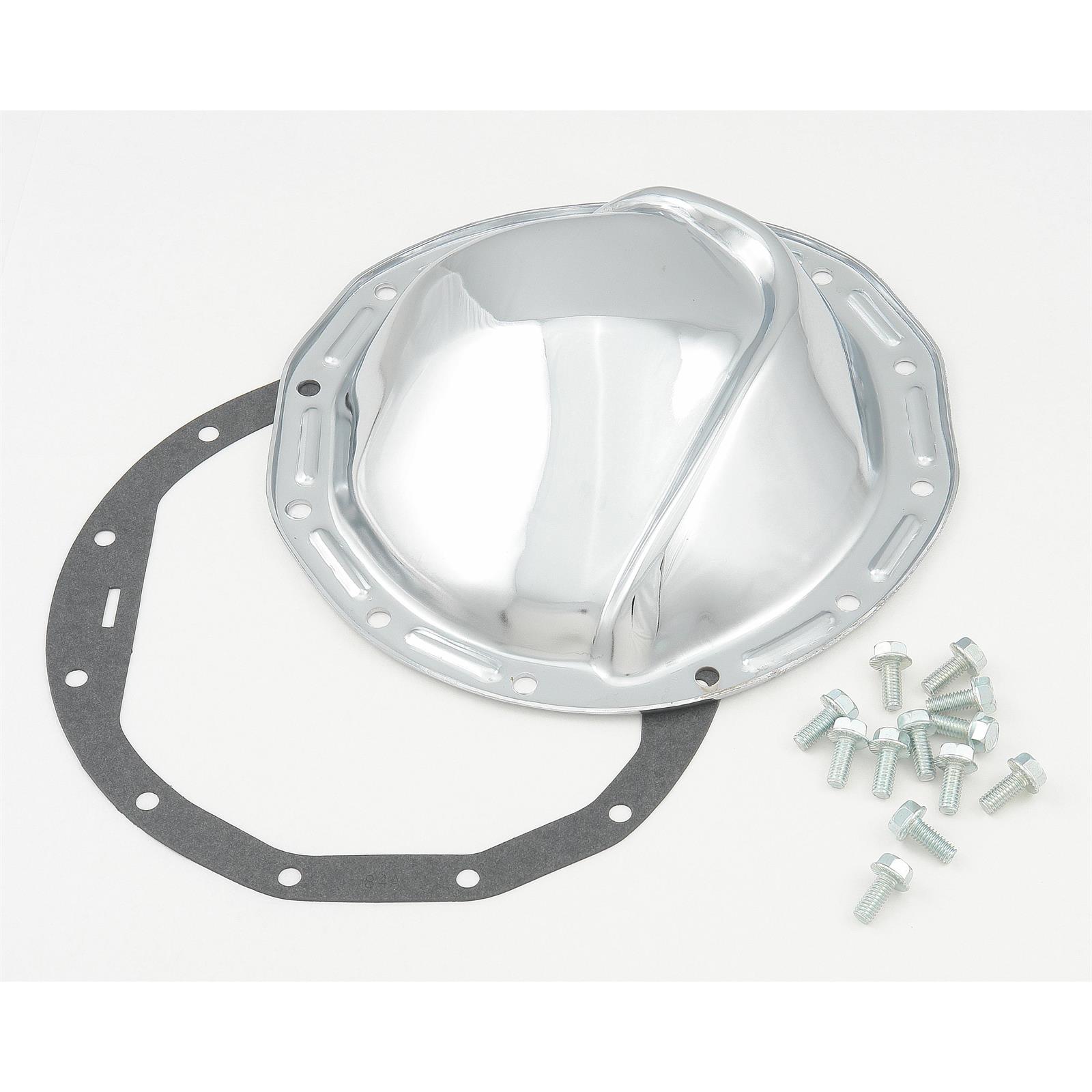 GM Chevy Chrome Steel Rear Differential Cover 8.875/" 8-7//8/" Ring Gaskets 12 Bolt