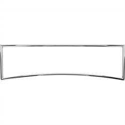 1928-29 Model A Roadster Windshield Frame, 2 In Chopped, Chrome Steel