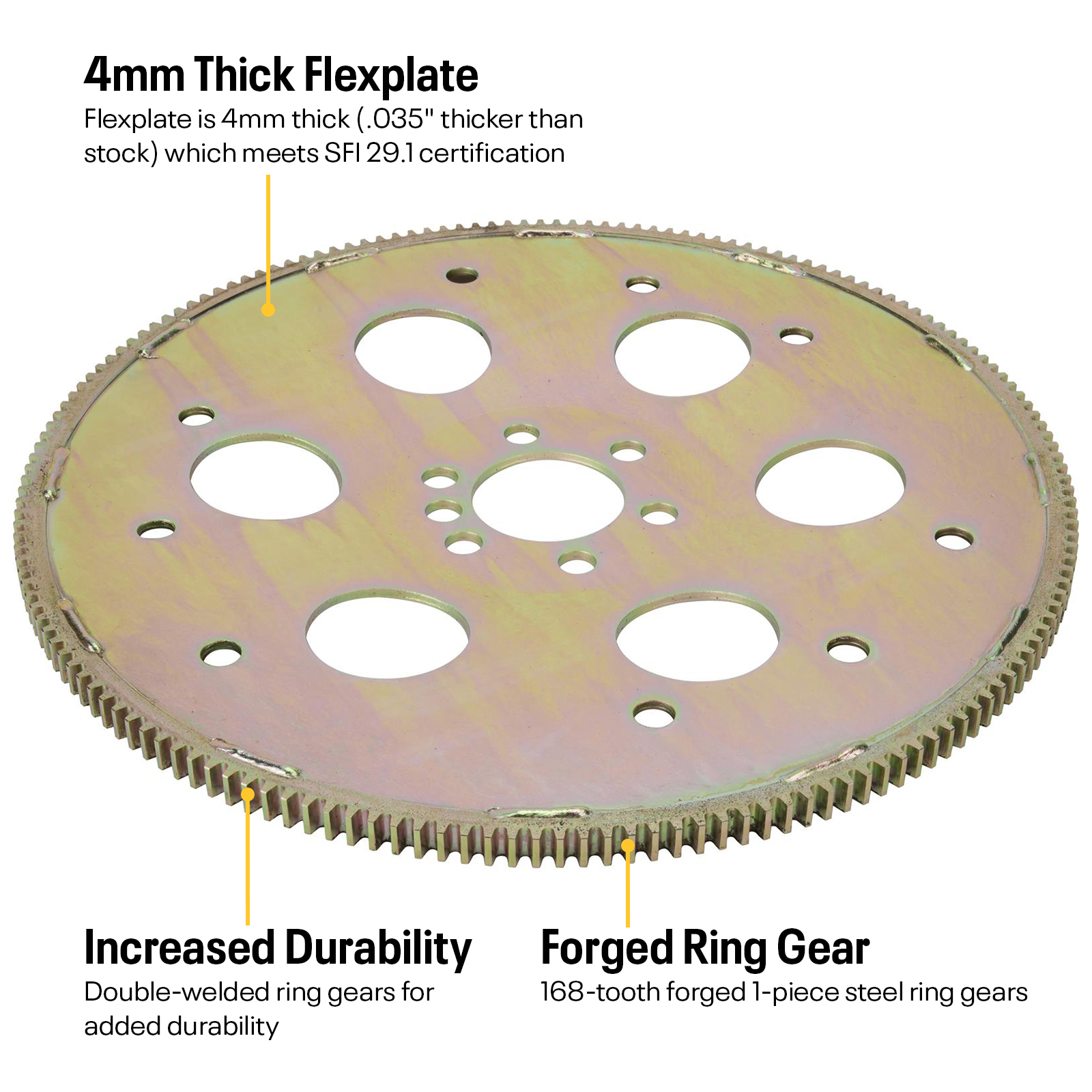 LS1/LS2/LS6/5.3/6.0 to TH350/700R4/4L60 Adapter Flexplate