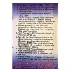 Oil Priming tool for Priming your Engine MPL101-NAP
