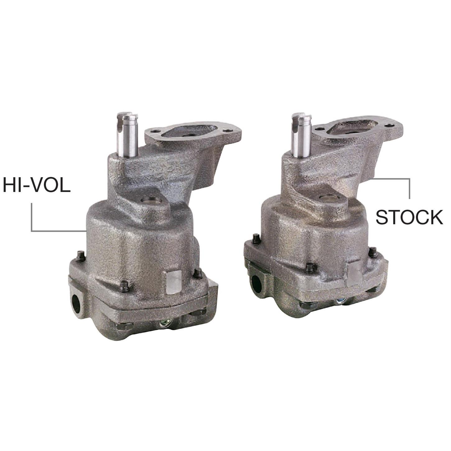 High Volume Adjustable Small Block Chevy SBC Oil Pump, 5/8 Pickup