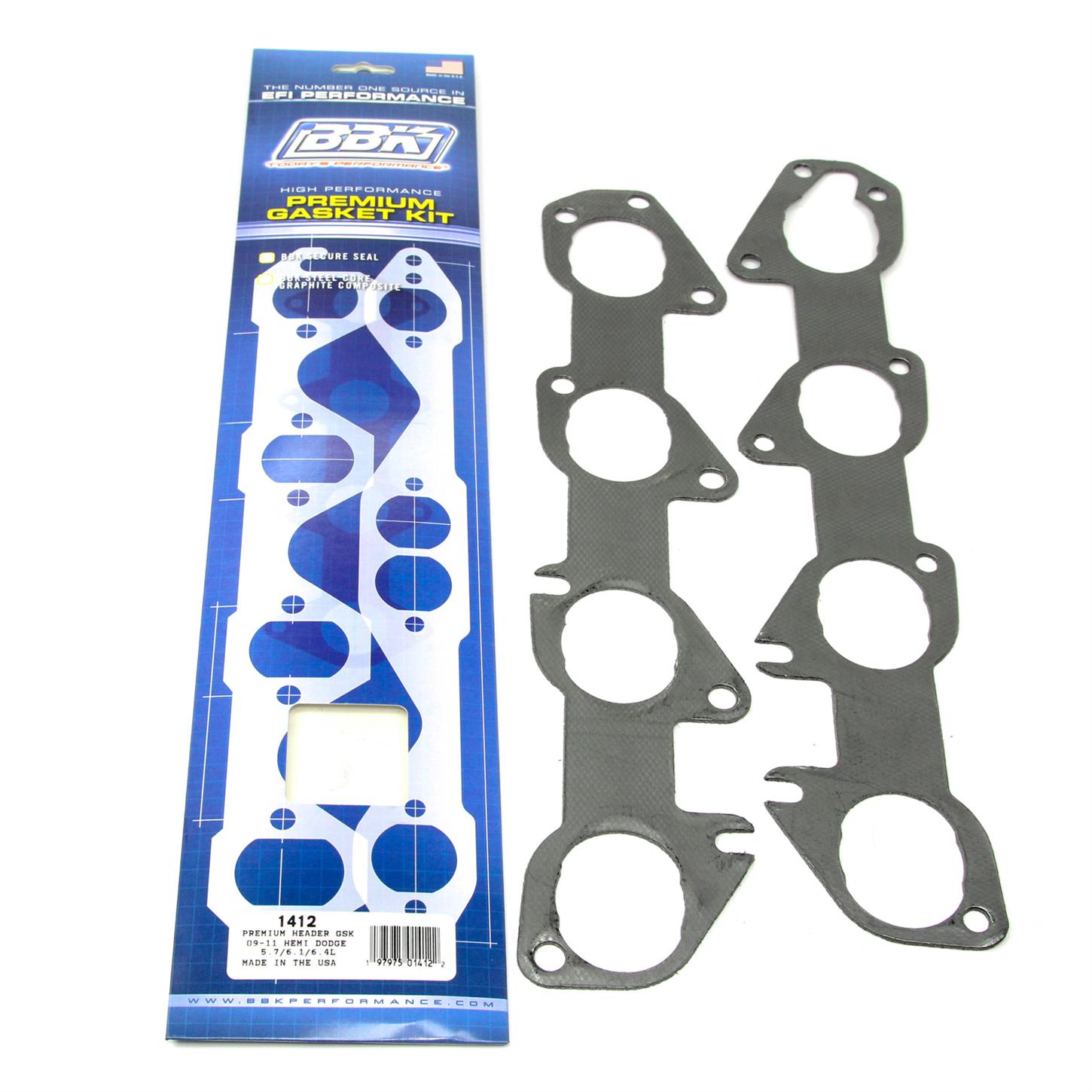 BBK 1412 Premium Header Gasket Set, 2009 Up Dodge Truck 5.7
