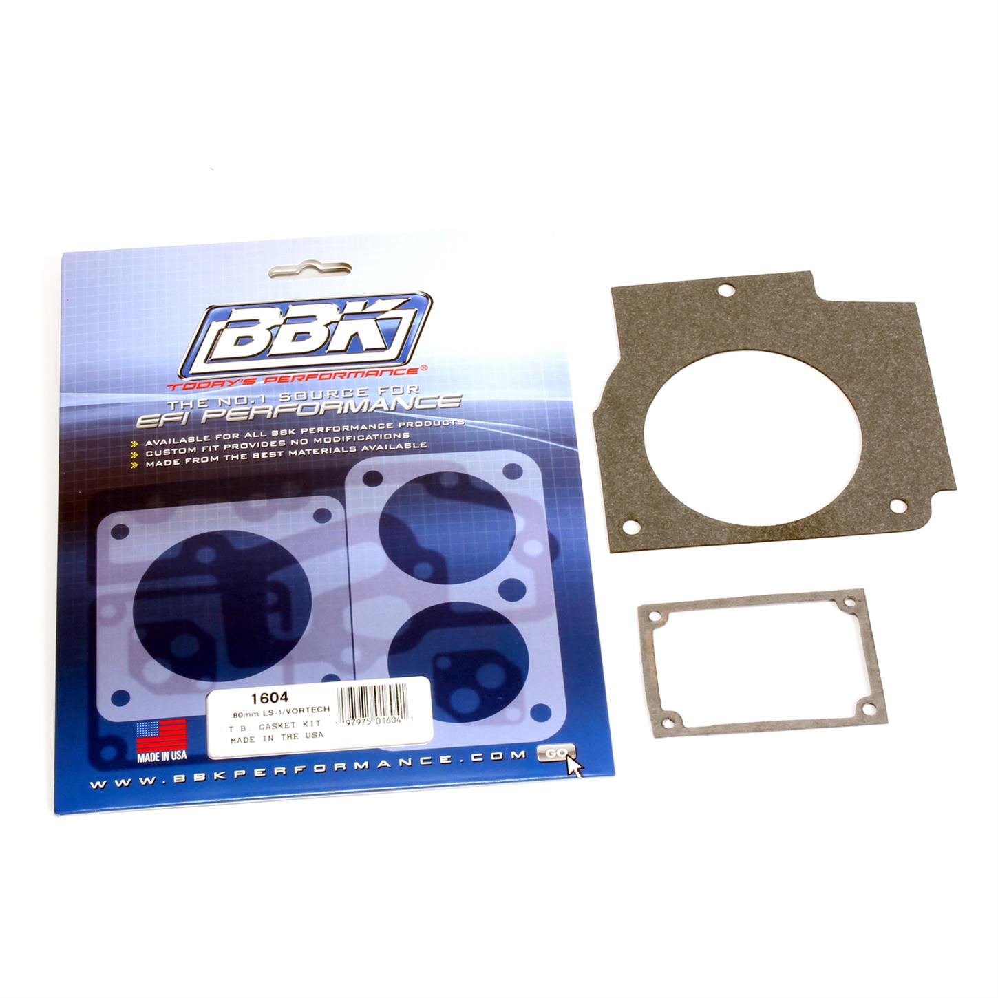 BBK 1604 Throttle Body Gasket Kit, 80mm, 9803 GM LS1