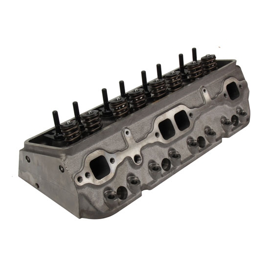RHS Pro Action Small Block Chevy Cast Iron Heads, Angle Plug, 200cc/64cc