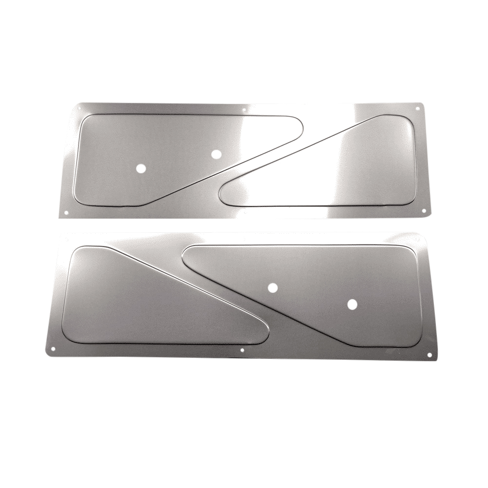 LS Fabrication 4754DPH Alum Door Panels, Rolled, 47-54 GM Truck