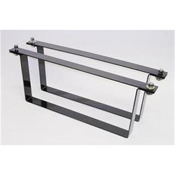 Speedway Bolt-In Fuel Cell Brackets – Steel, Painted, Universal Fit (51" Length)