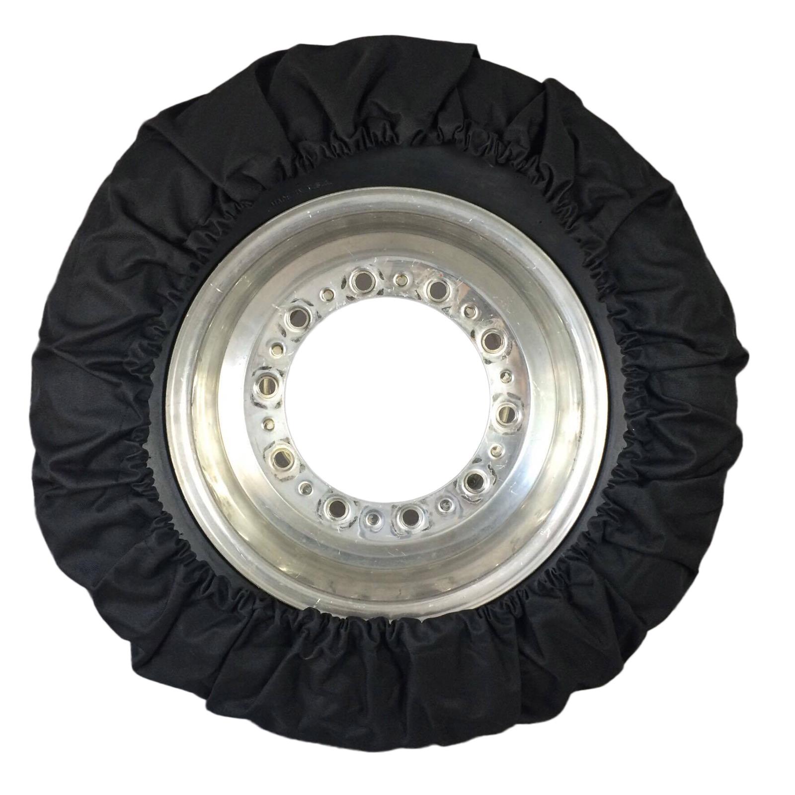 Real Skin Late Model Tire Cover, 4 Piece, Black