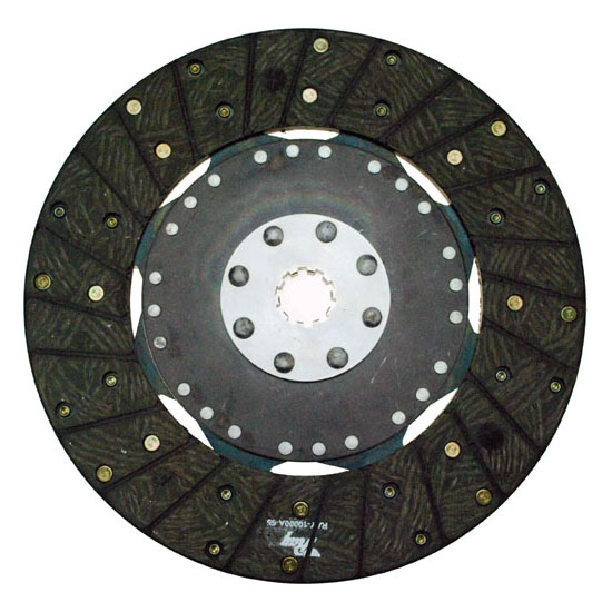 Ram 251 10.5 Inch Organic Clutch Disc, Solid Hub, 1-1/8 Inch 10-Spline