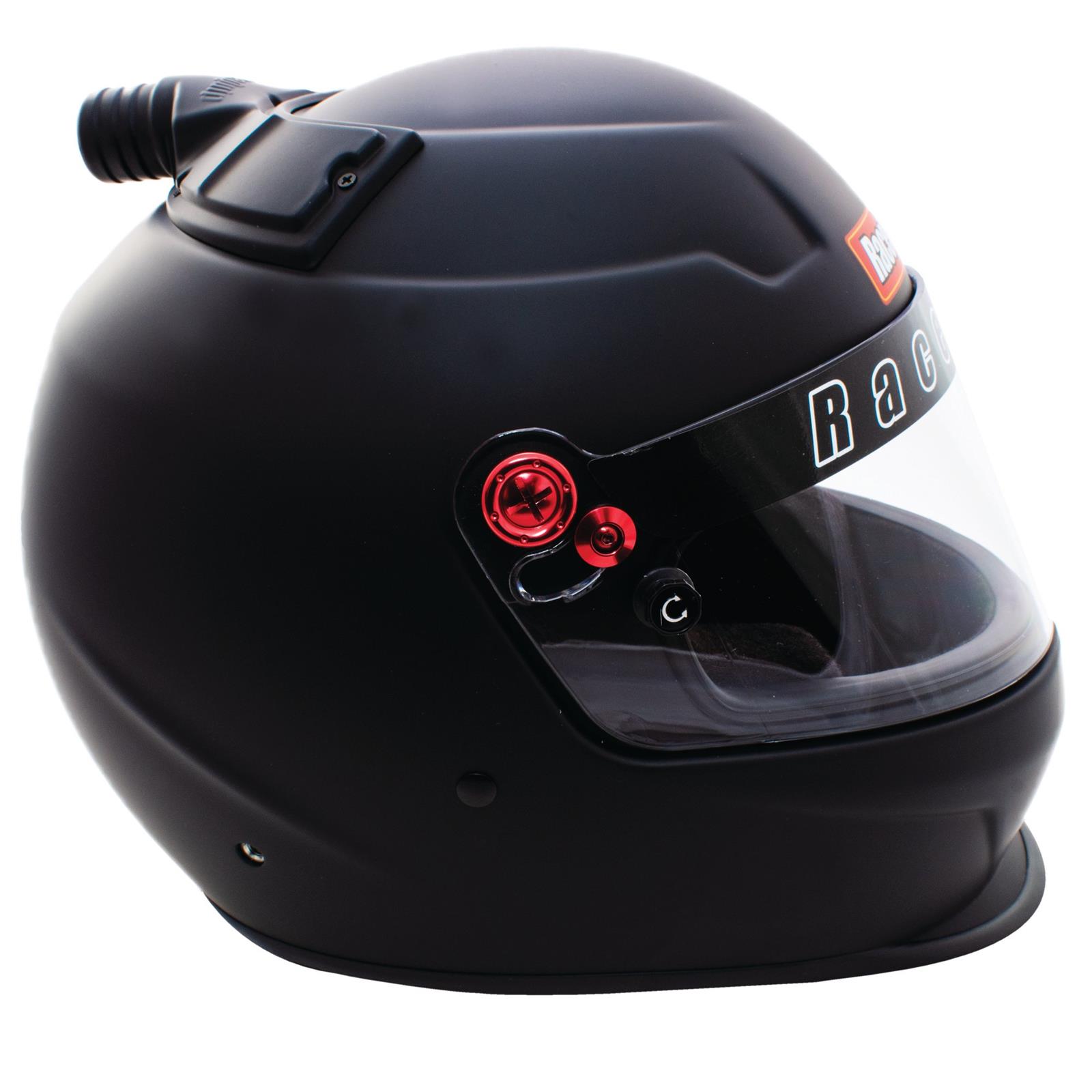 RaceQuip PRO20 Top Air Full Face Helmet, Snell SA2020 Black/White