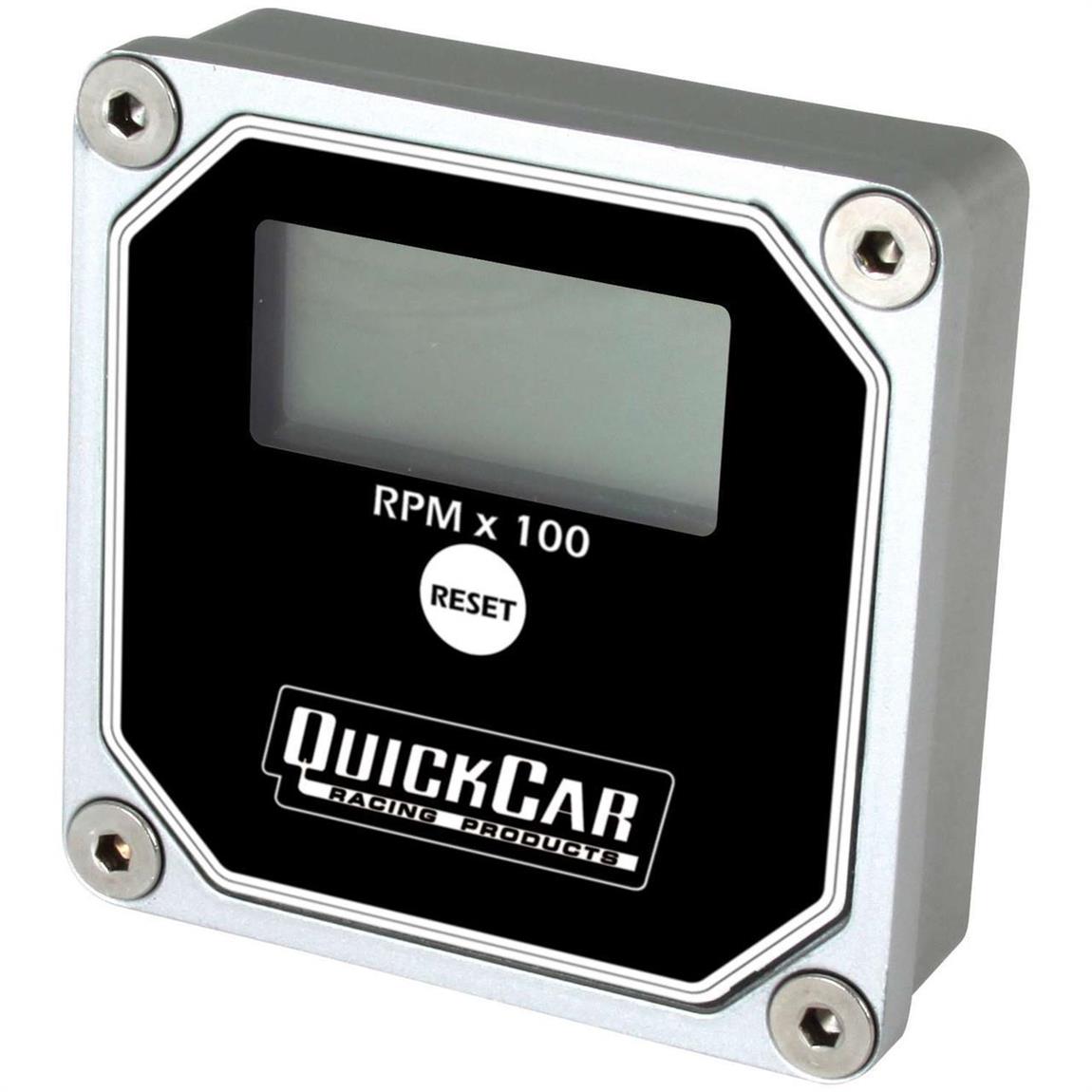 QRP611-100 QuickTach Digital LCD Recall Tachometer - Black